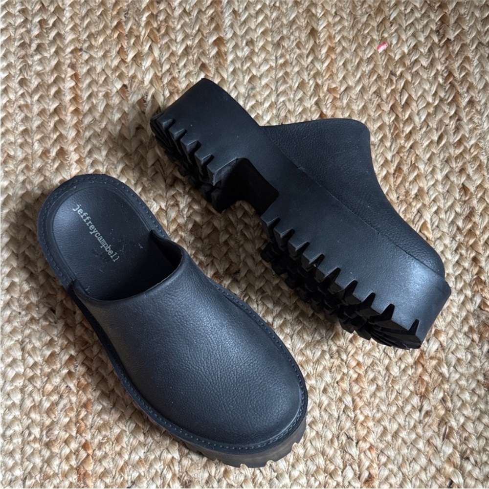 Jeffrey Campbell Black Mules